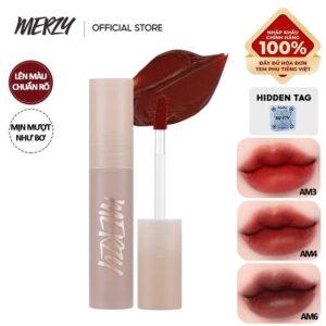 [Academia Collection] Son Kem Merzy Siêu Lì, Lâu Trôi, Lên Màu Chuẩn Academia Mellow Tint 4g